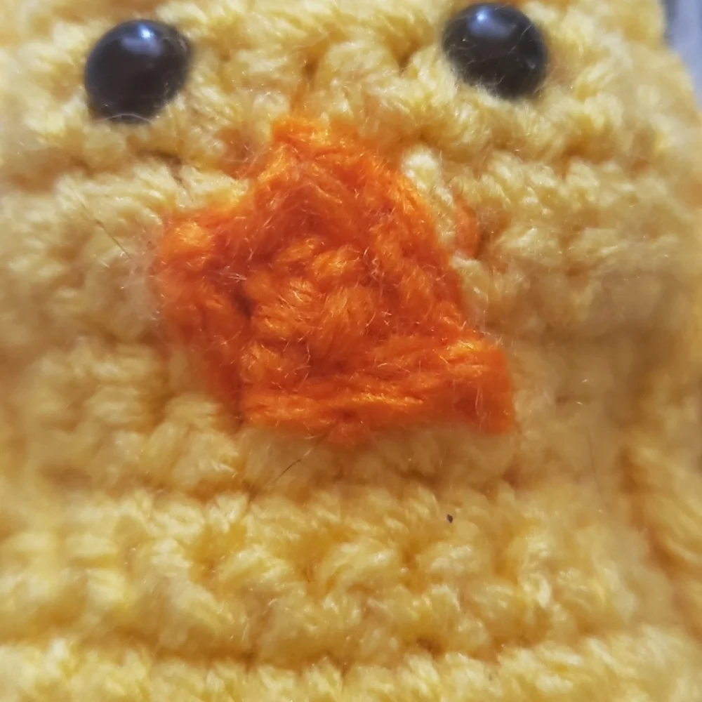 Dark Yellow crochet Easter Peep